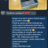 Fotografija utiska kupca