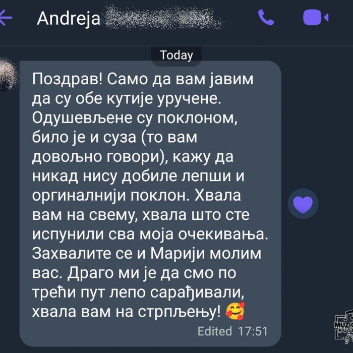 Utisak kupca za Zvezdana simfonija